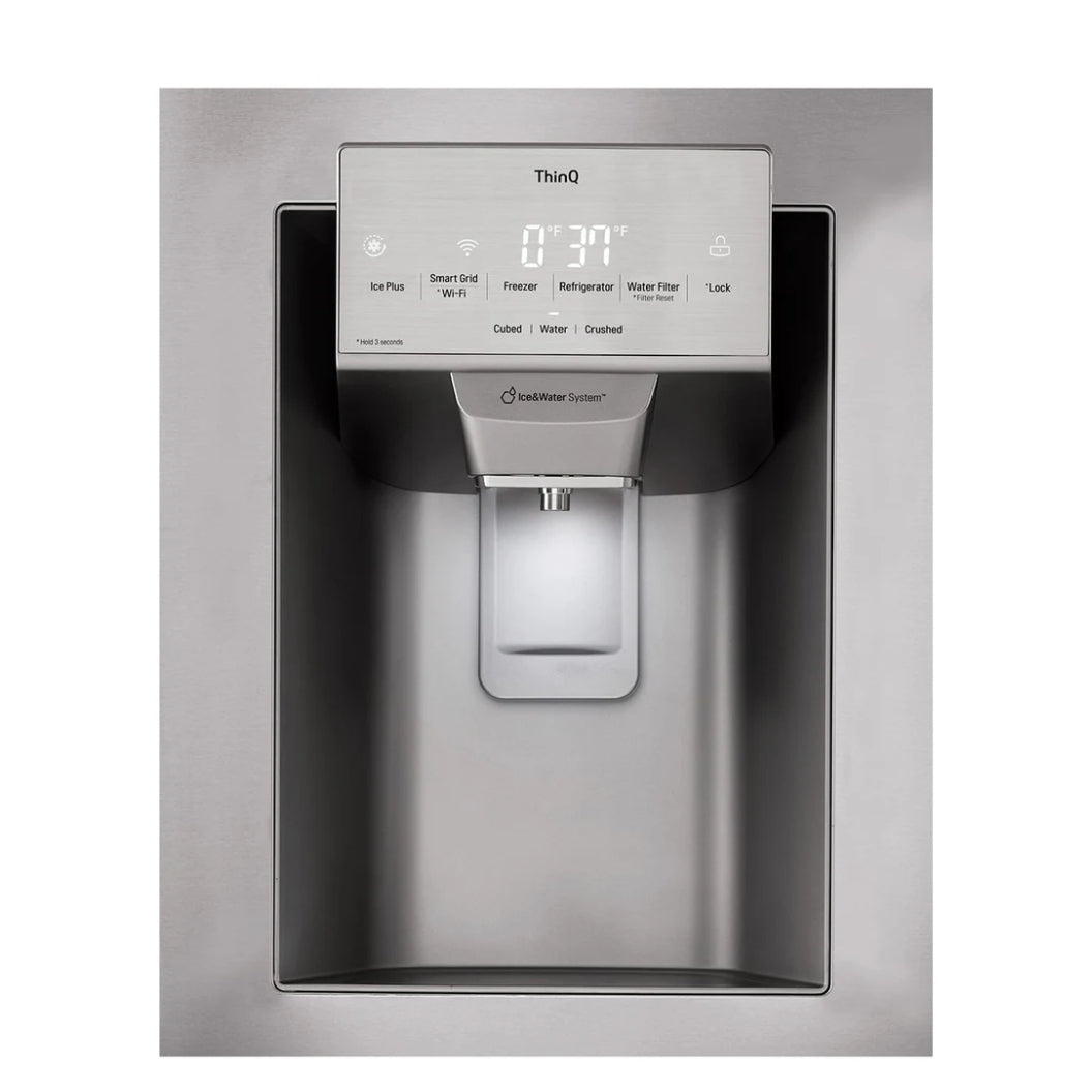 Réfrigérateur porte française 36 po 3 portes Inox