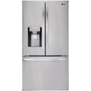 Réfrigérateur porte française 36 po 3 portes Inox