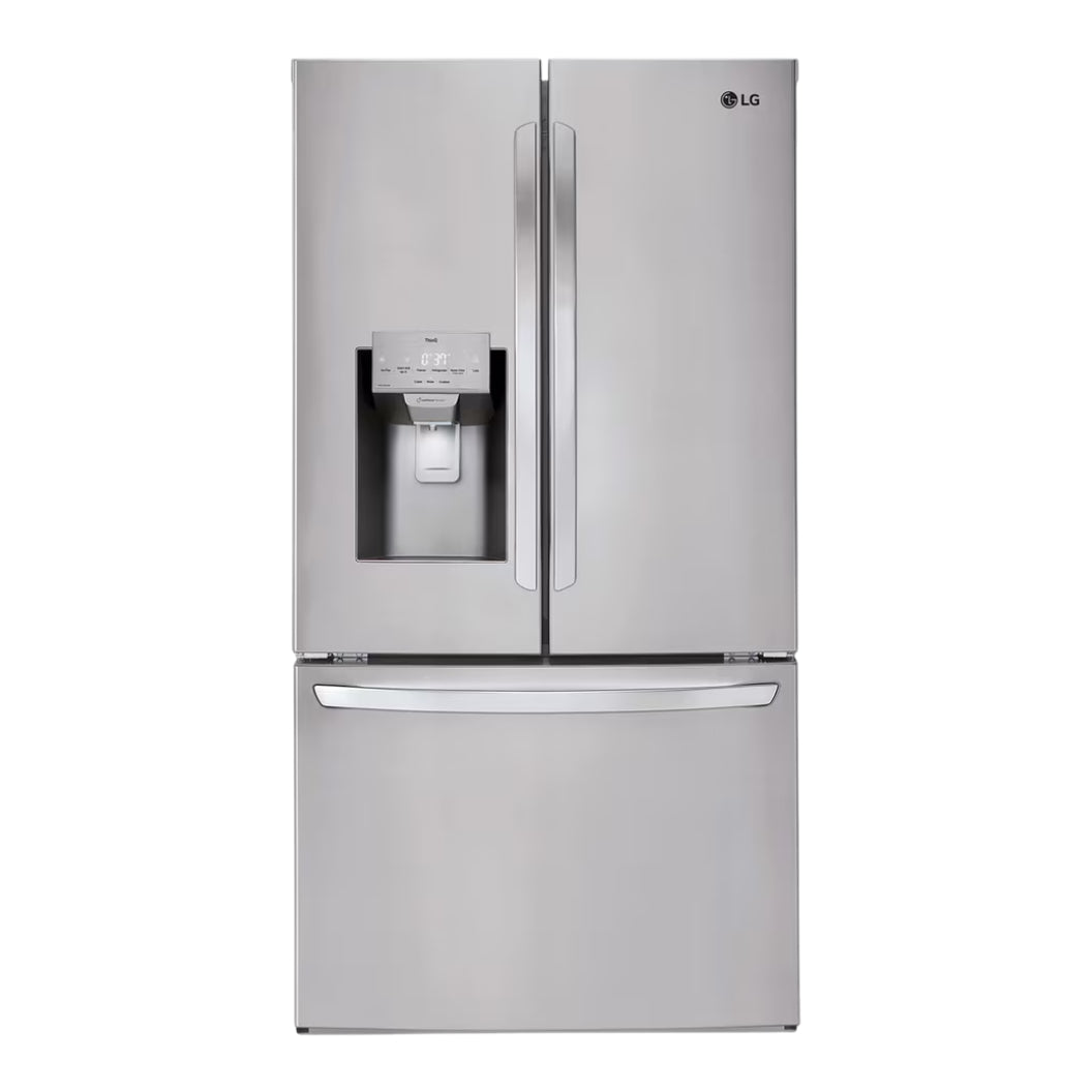 Réfrigérateur porte française 36 po 3 portes Inox