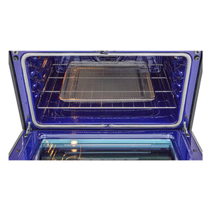 Cuisinière électrique four double 30 po Inox Convection Probake et friteuse à air