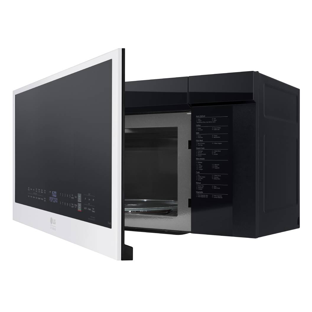 Micro-ondes à hotte 2pi³, 900W, blanc et noir