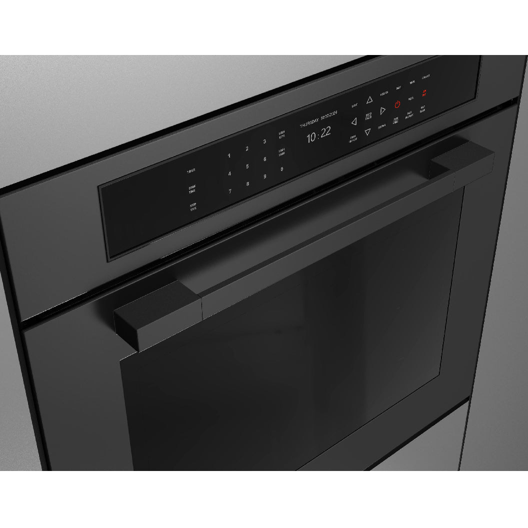 Four encastrable simple 30 po. 4,4 pi³ Inox noir mat - Série Matteo 700