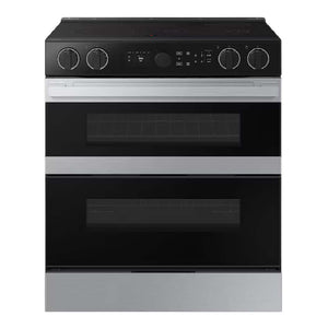 Cuisinière encastrable à induction 30 po, four double 3,4 pi³/2,7 pi³ Inox à 5 zones avec Air Fry et Wi-Fi
