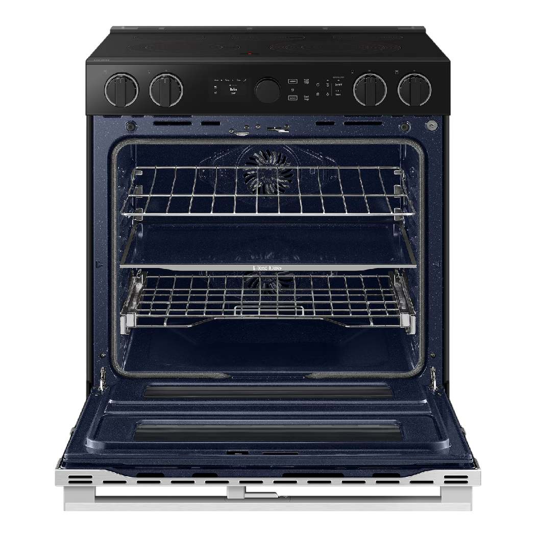 Cuisinière encastrable à induction 30 po, four double 3,4 pi³/2,7 pi³ Inox à 5 zones avec Air Fry et Wi-Fi