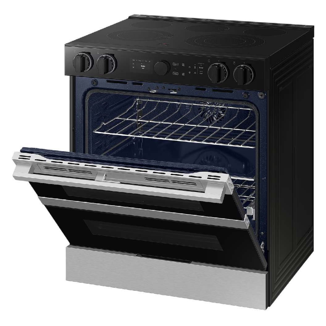 Cuisinière encastrable à induction 30 po, four double 3,4 pi³/2,7 pi³ Inox à 5 zones avec Air Fry et Wi-Fi