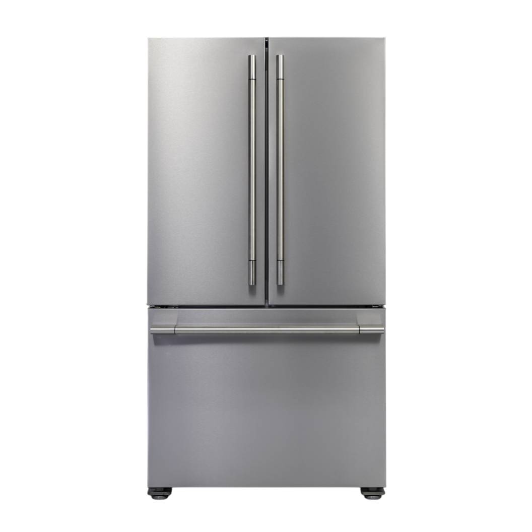 Réfrigérateur porte française 36 po 3 portes Inox