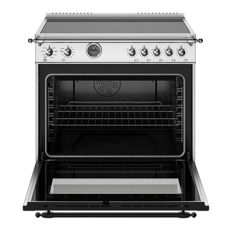 Cuisinière à induction 36 po, 5,7 pi³ Inox avec Convection double et Air Fry - Série Héritage