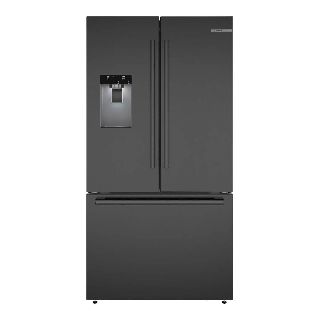 Réfrigérateur porte française 36 po 3 portes acier noir brossé Série 500