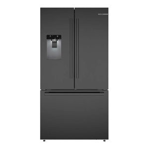 Réfrigérateur porte française 36 po 3 portes acier noir brossé Série 500