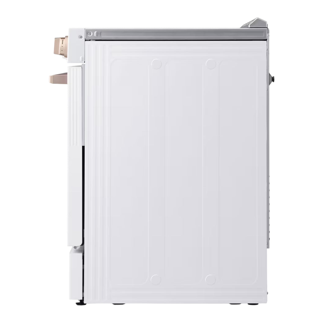 Cuisinière à induction encastrable 30 po Blanc 5 éléments, mode Turbo & Instaview