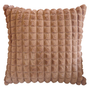Coussin 20 x 20 po en fausse fourrure - Santi