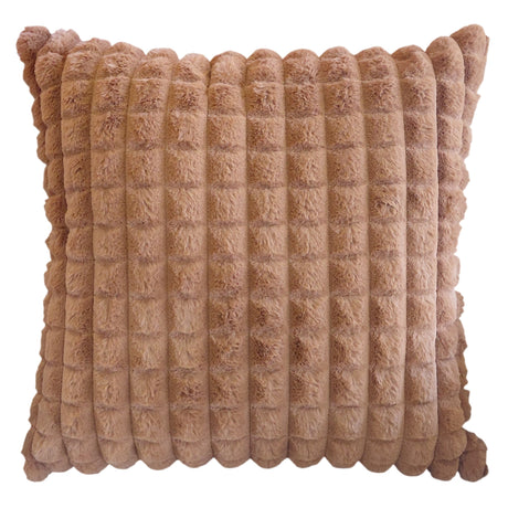 Coussin 20 x 20 po en fausse fourrure - Santi