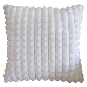 Coussin 20 x 20 po en fausse fourrure - Santi