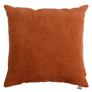 Coussin 22 x 22 po velours rusty - Paola