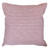 Coussin 22 x 22 po à carreaux - Karina