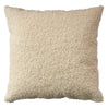 Coussin 22 x 22 po en fausse fourrure bouclée - Brodie