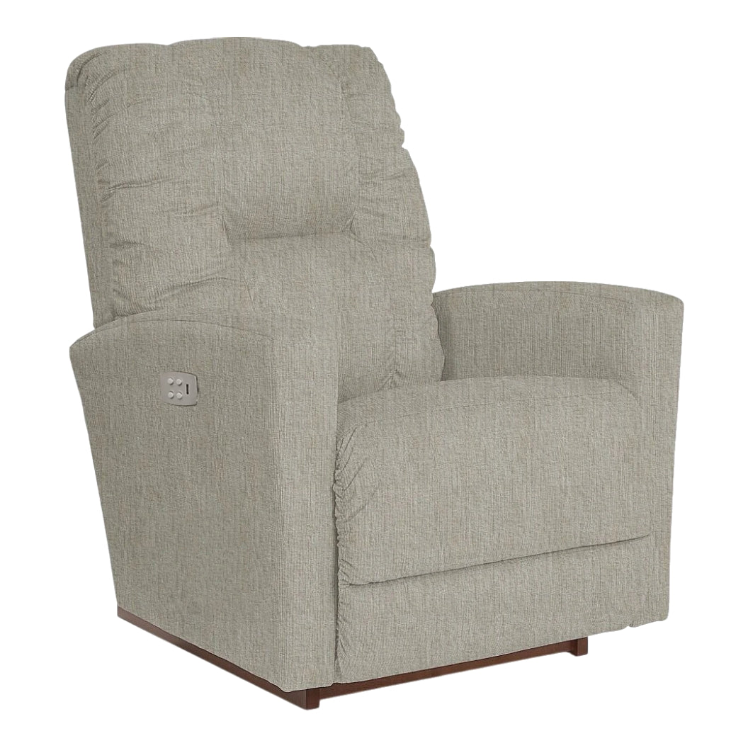 Fauteuil beige en tissu berçant et motorisé - Casey