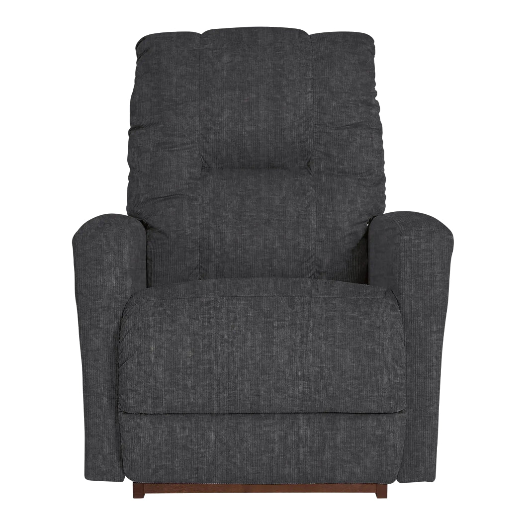 Fauteuil gris foncé en tissu berçant et motorisé - Casey