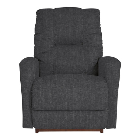 Fauteuil gris foncé en tissu berçant et motorisé - Casey