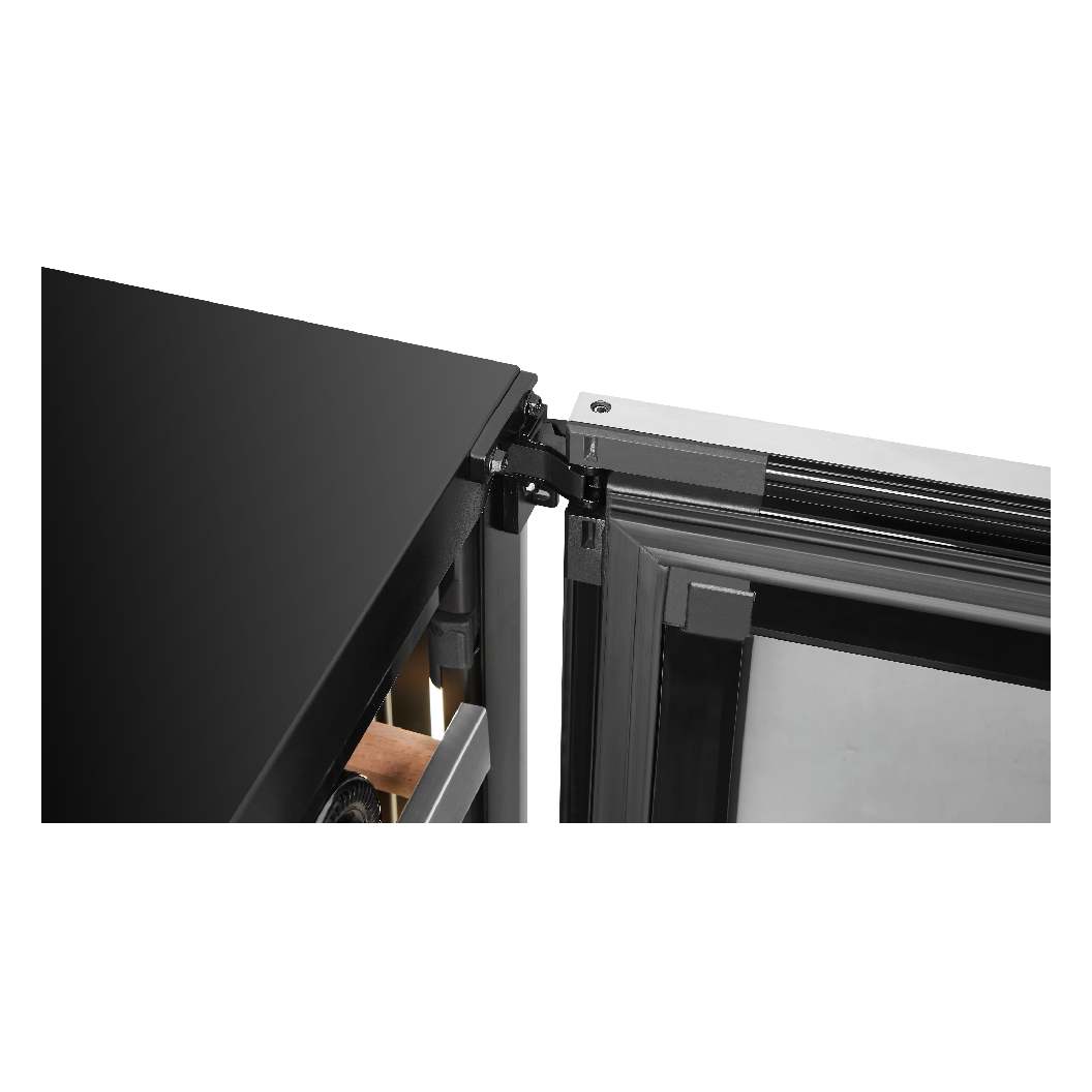 Cellier 24 po à 46 bouteilles et 2 zones - Gamme Titanium