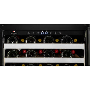 Cellier 24 po à 46 bouteilles et 2 zones - Gamme Titanium