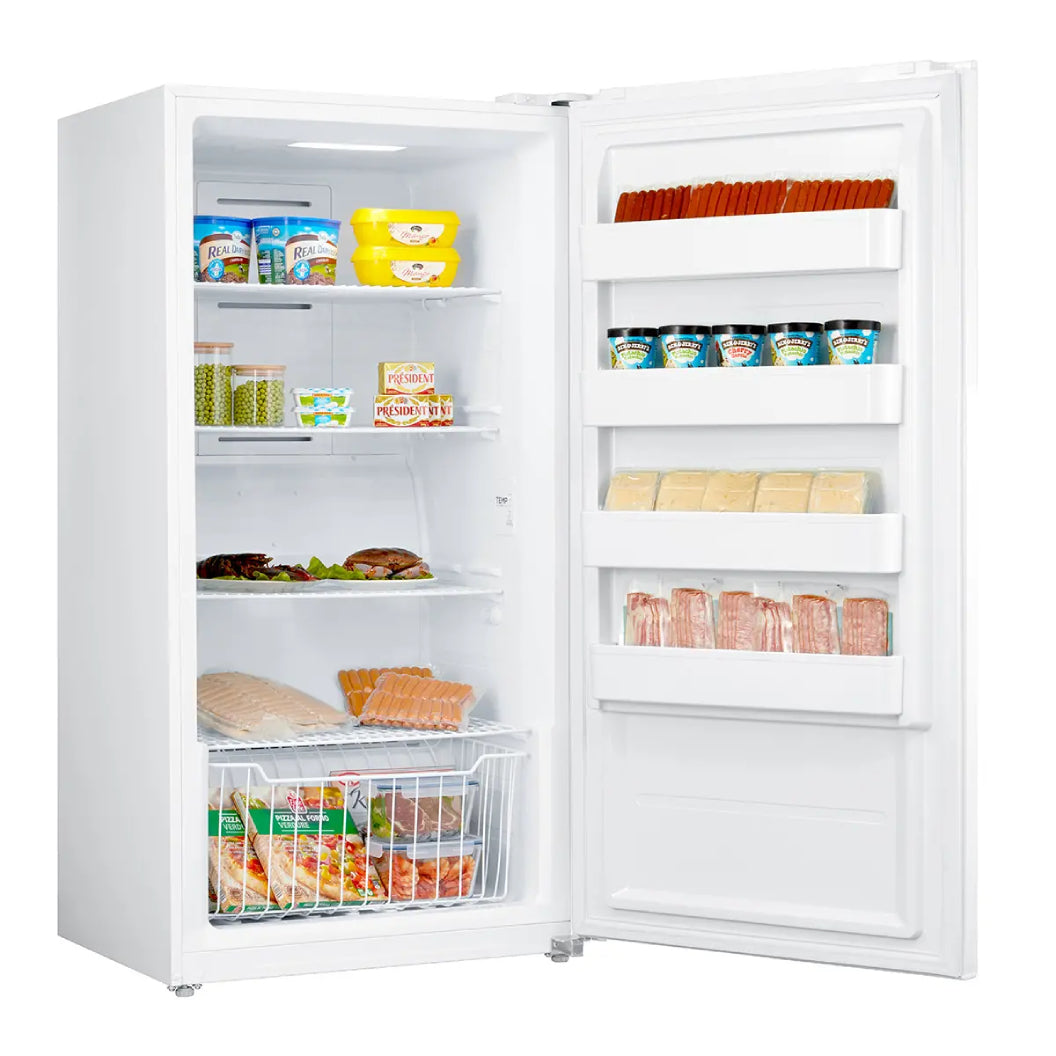 Réfrigérateur/congélateur 33 po, 17,0 pi³ Blanc - Convertible 2 en 1