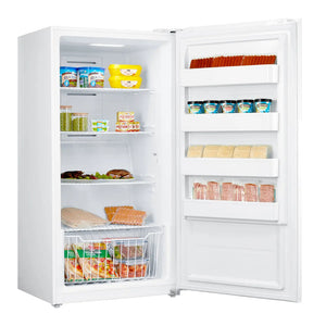 Réfrigérateur/congélateur 33 po, 17,0 pi³ Blanc - Convertible 2 en 1