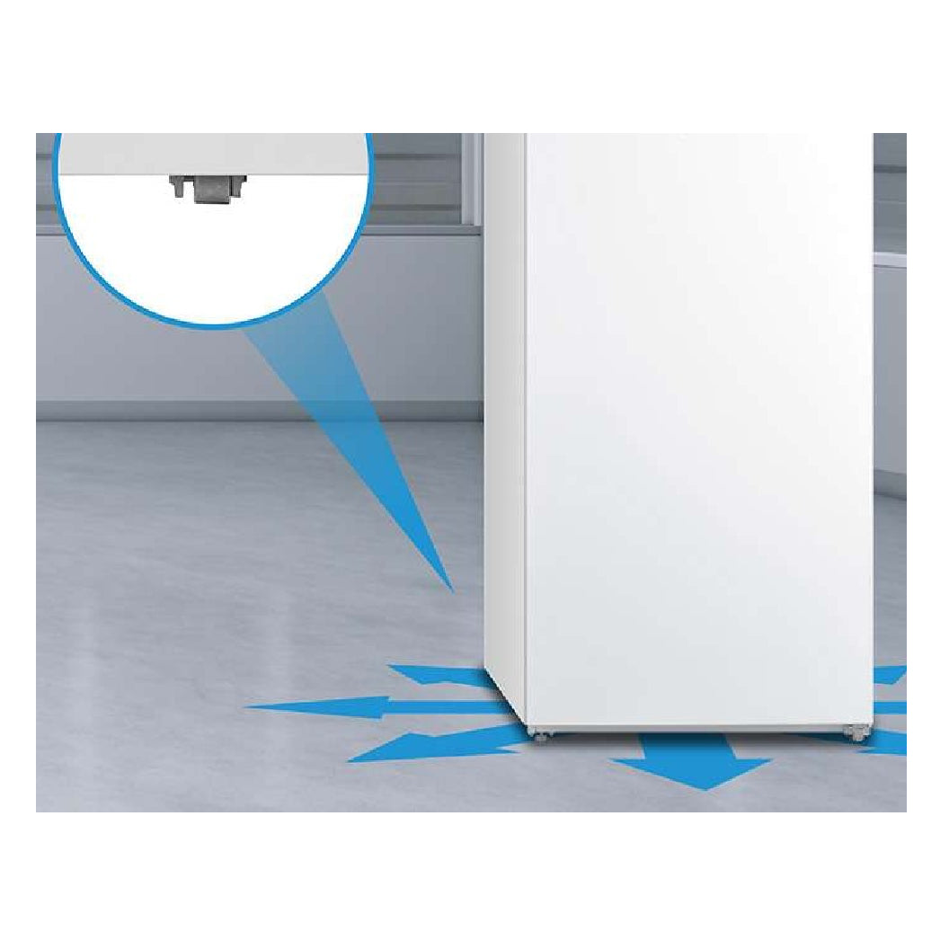 Réfrigérateur/congélateur 33 po, 17,0 pi³ Blanc - Convertible 2 en 1
