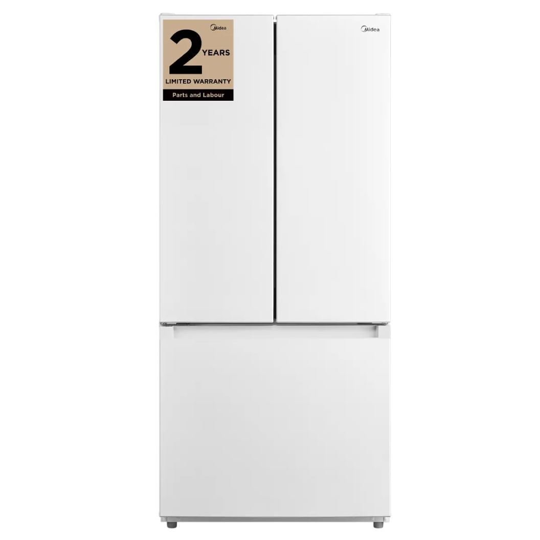 Réfrigérateur porte française 30 po, 18,4 pi³ Blanc 3 portes