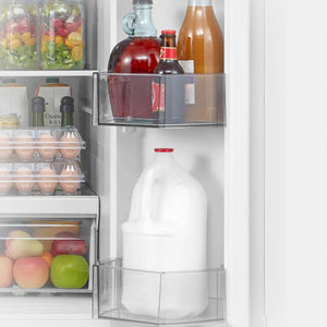 Réfrigérateur porte française 30 po, 18,4 pi³ Blanc 3 portes