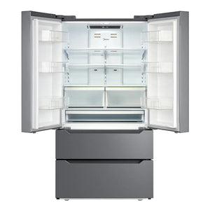 Réfrigérateur portes françaises Inox 36po