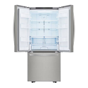 Réfrigérateur porte française 30 po 3 portes Inox