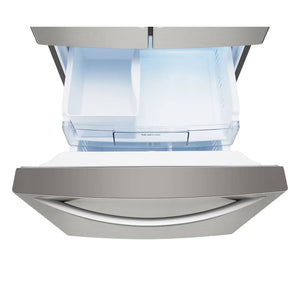 Réfrigérateur porte française 30 po 3 portes Inox