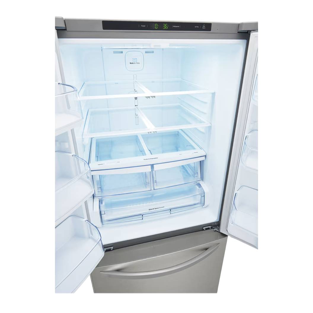 Réfrigérateur porte française 30 po 3 portes Inox