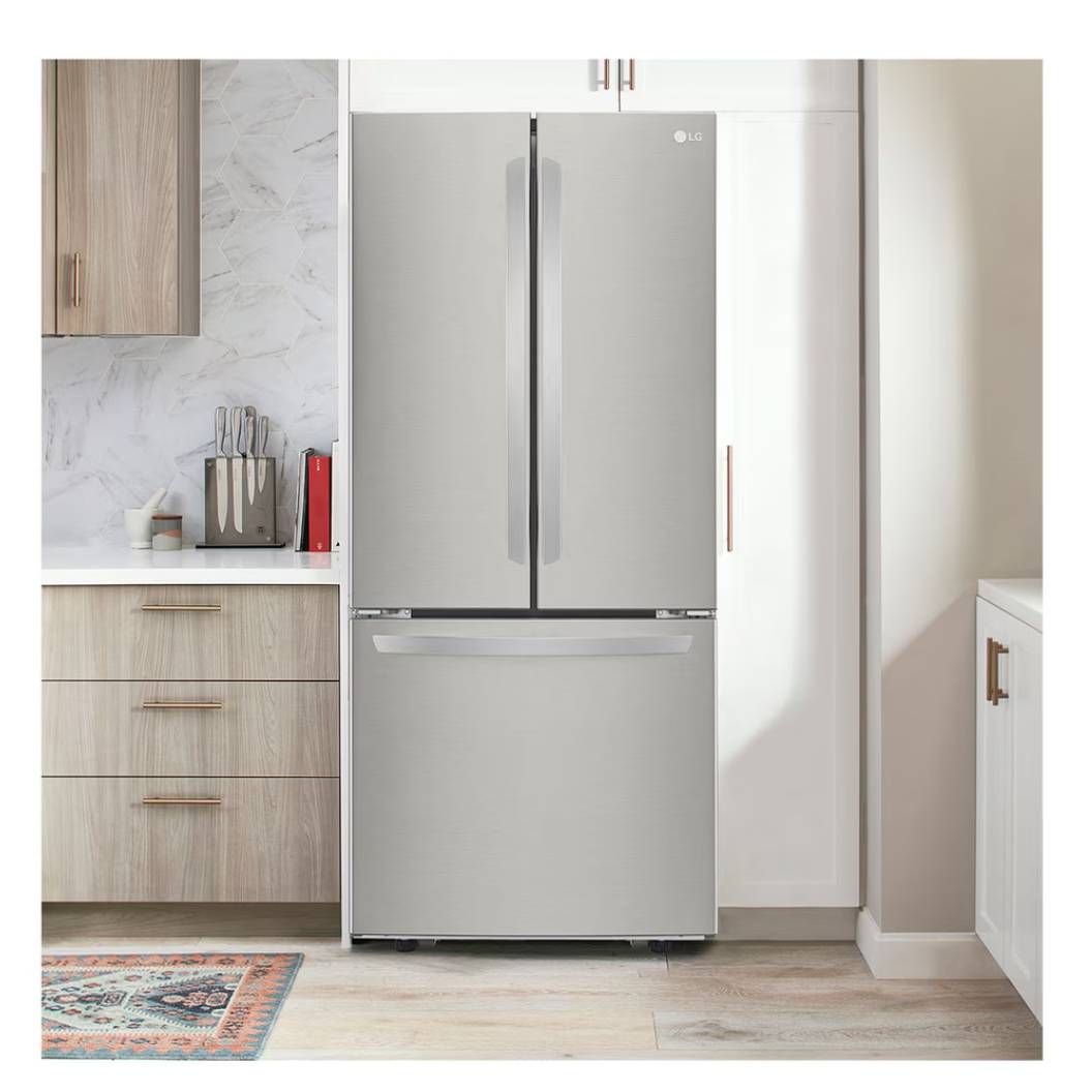 Réfrigérateur porte française 30 po 3 portes Inox