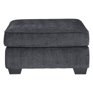 Ottoman surdimensionné Altari en tissu gris