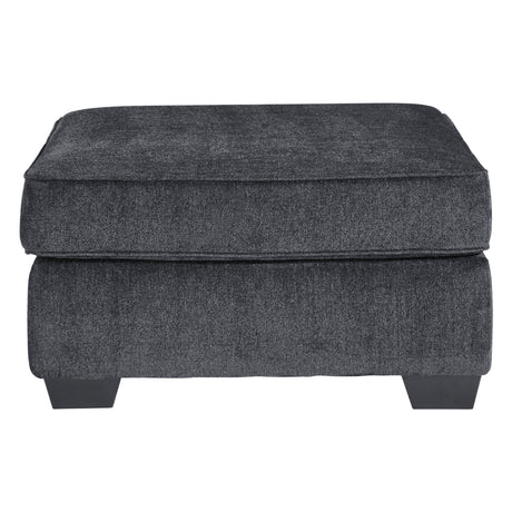 Ottoman surdimensionné Altari en tissu gris