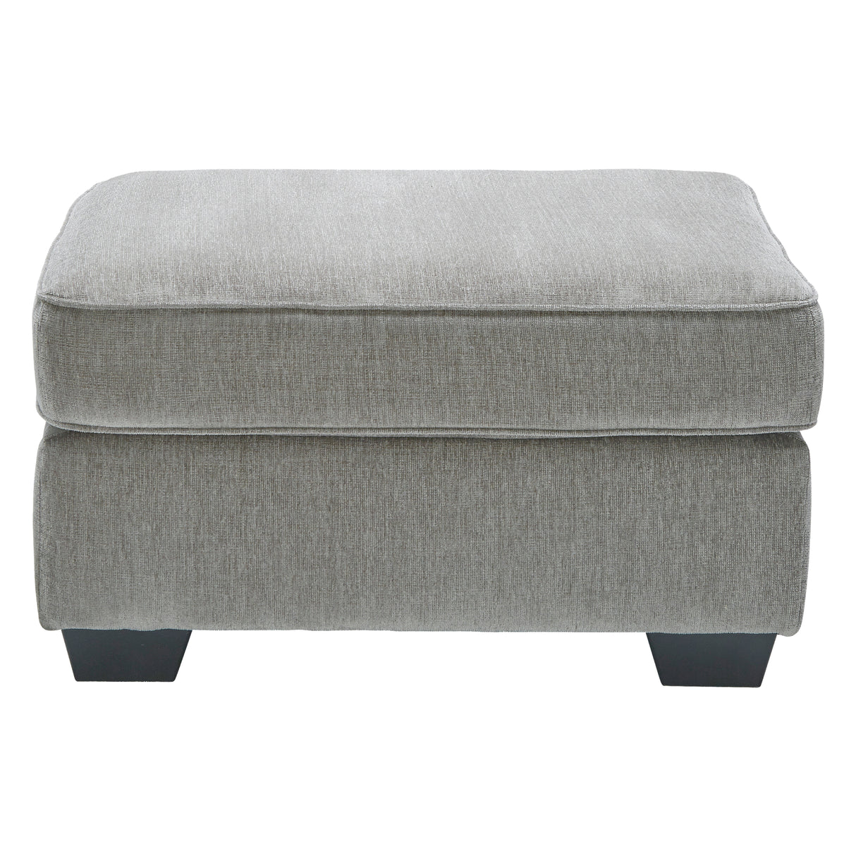 Ottoman surdimensionné Altari en tissu gris pâle