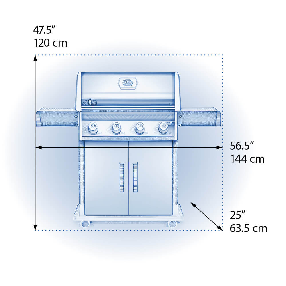 Barbecue au gaz propane - Rogue 525