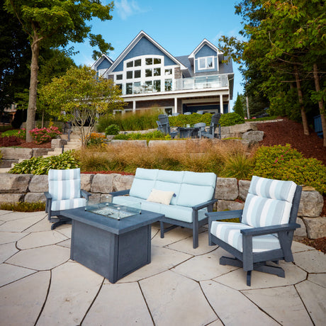 Sofa extérieur en plastique recyclé - Charleston DSF293