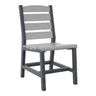 Chaise de salle à manger extérieure en plastique recyclé - Napa C321