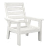 Fauteuil extérieur en plastique recyclé - Charleston DSF291