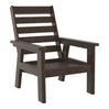 Fauteuil extérieur en plastique recyclé - Charleston DSF291