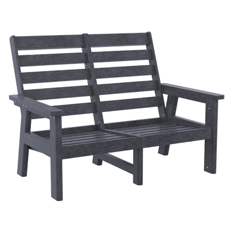 Causeuse extérieure en plastique recyclé - Charleston DSF292