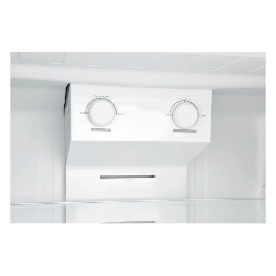 Réfrigérateur à congélateur supérieur 28 po, 16 pi³ Blanc - Prêt pour le garage