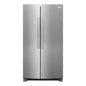 Refrigérateur côte à côte 36 po, 26 pi³ Inox - Frigidaire Gallery avec distributeur d'eau