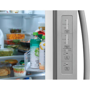 Refrigérateur côte à côte 36 po, 26 pi³ Inox - Frigidaire Gallery avec distributeur d'eau