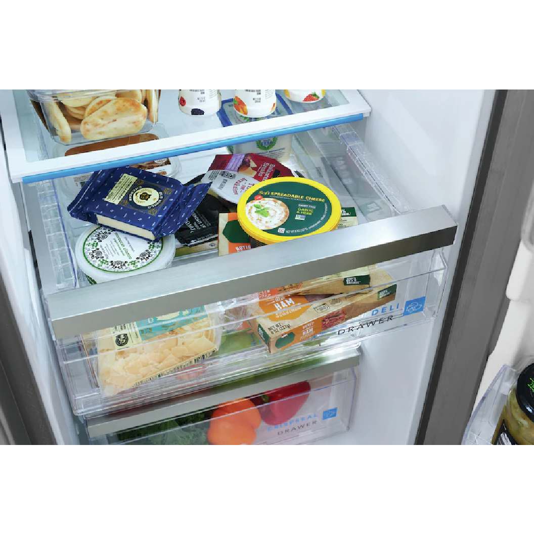 Refrigérateur côte à côte 36 po, 26 pi³ Inox - Frigidaire Gallery avec distributeur d'eau