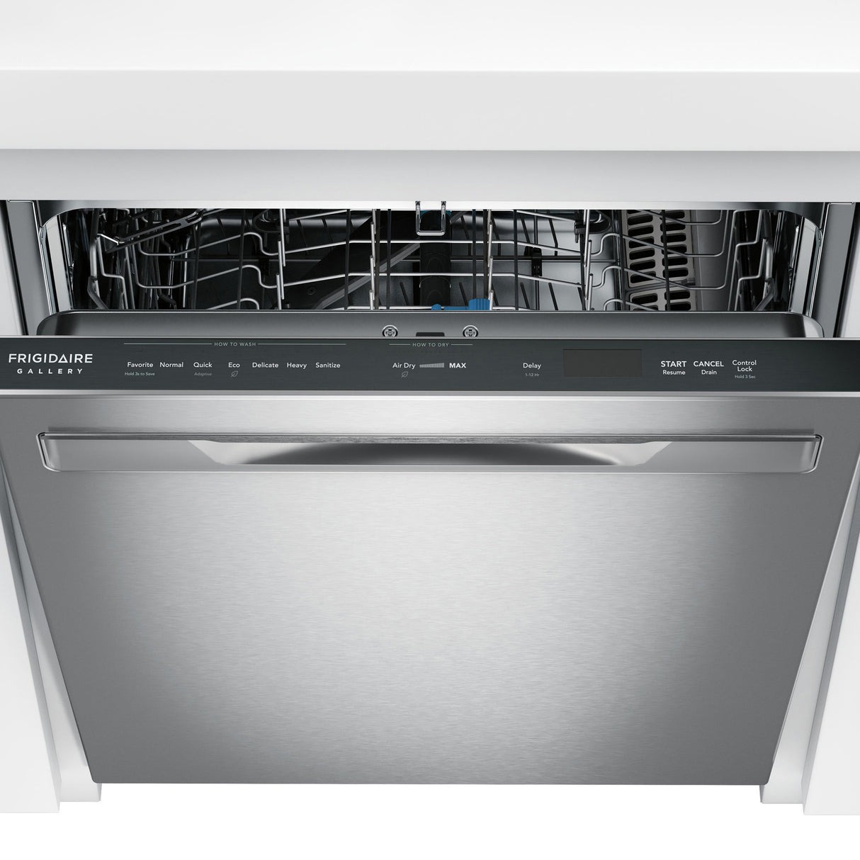 Lave-vaisselle encastrable 24 po. 45 dBA Inox avec CleanBoost™ & capteur DishSense™