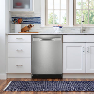 Lave-vaisselle encastrable 24 po. 45 dBA Inox avec CleanBoost™ & capteur DishSense™